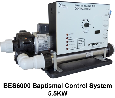 BES6000 Baptistry Heater System 230v 5.5kW by HydroQuip BES-6000.
